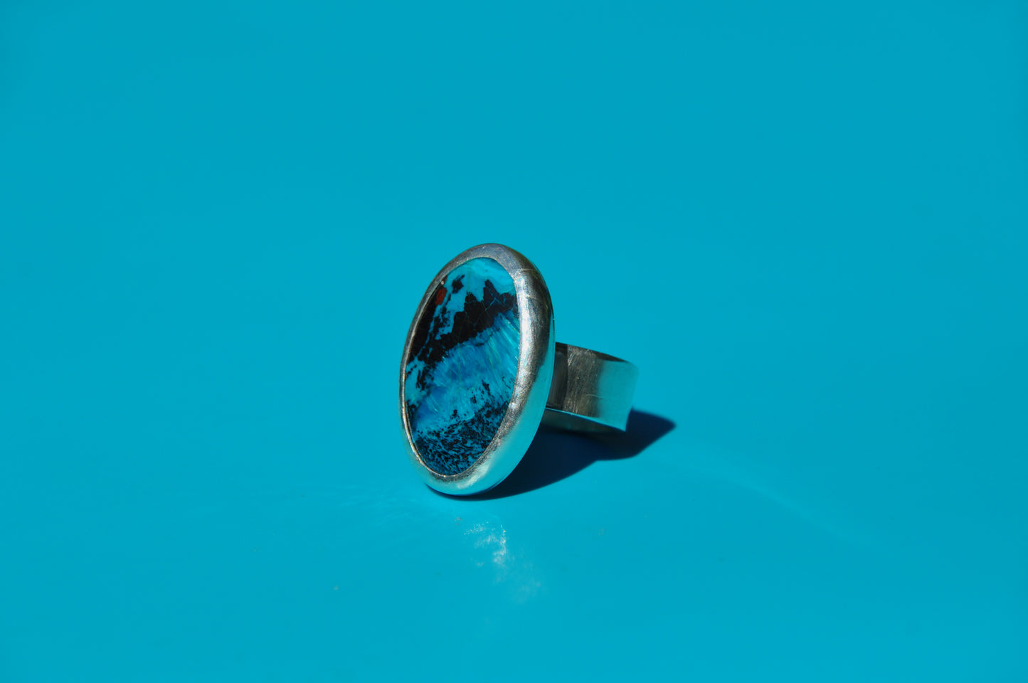 Shattuckite Ring