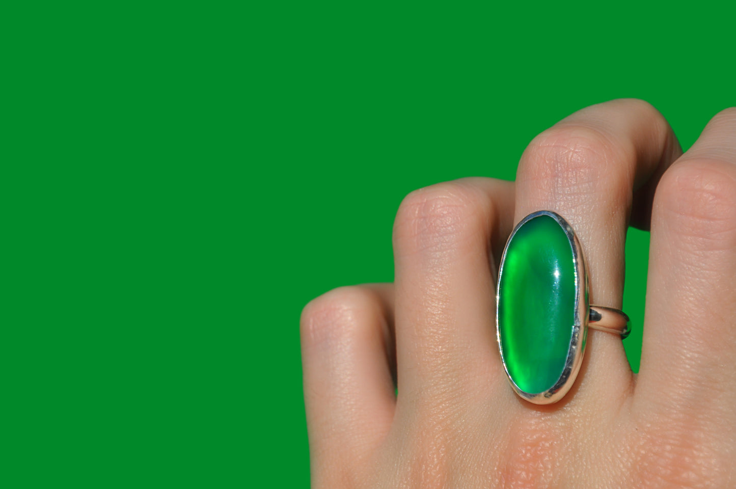 Green Onyx Ring