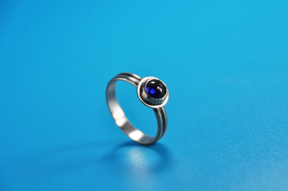 Sapphire Birthstone Stacking Ring