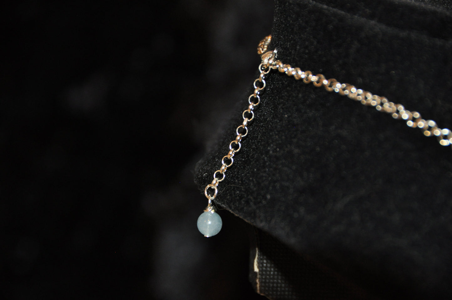 Adjustable Genuine Aquamarine Necklace